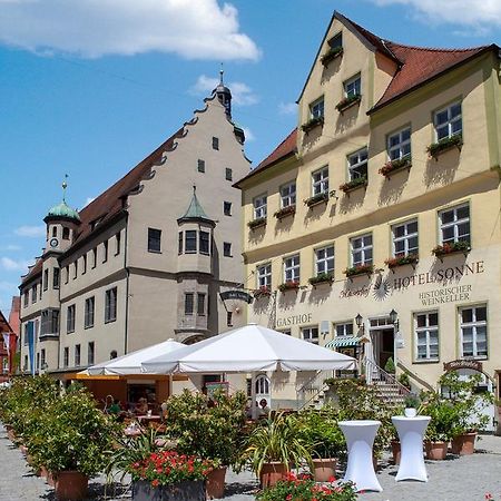 Kaiserhof Hotel Sonne Nordlingen Bagian luar foto