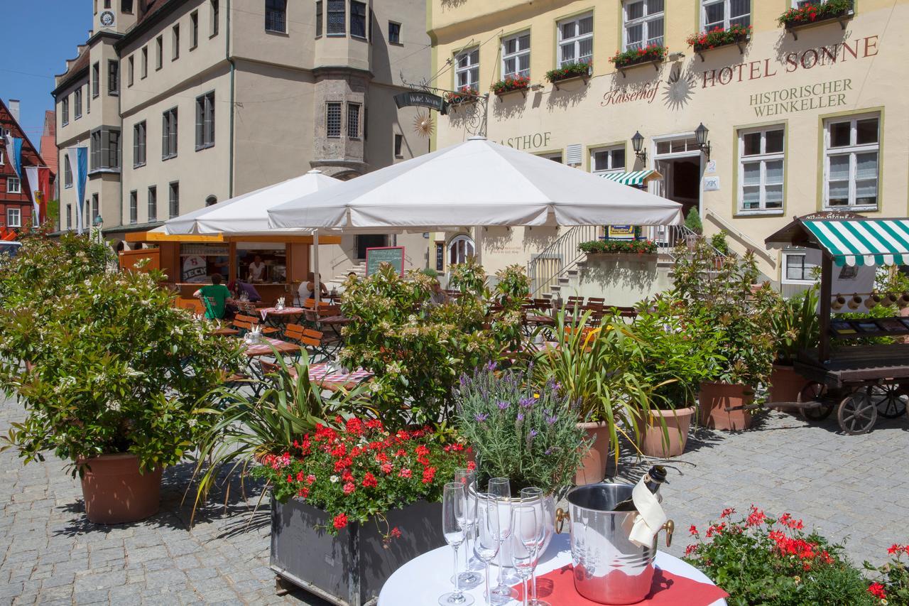 Kaiserhof Hotel Sonne Nordlingen Bagian luar foto